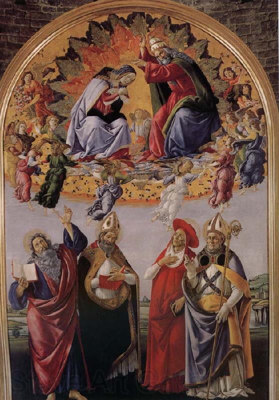 Sandro Botticelli Our Lady of Angels and the public France oil painting art
